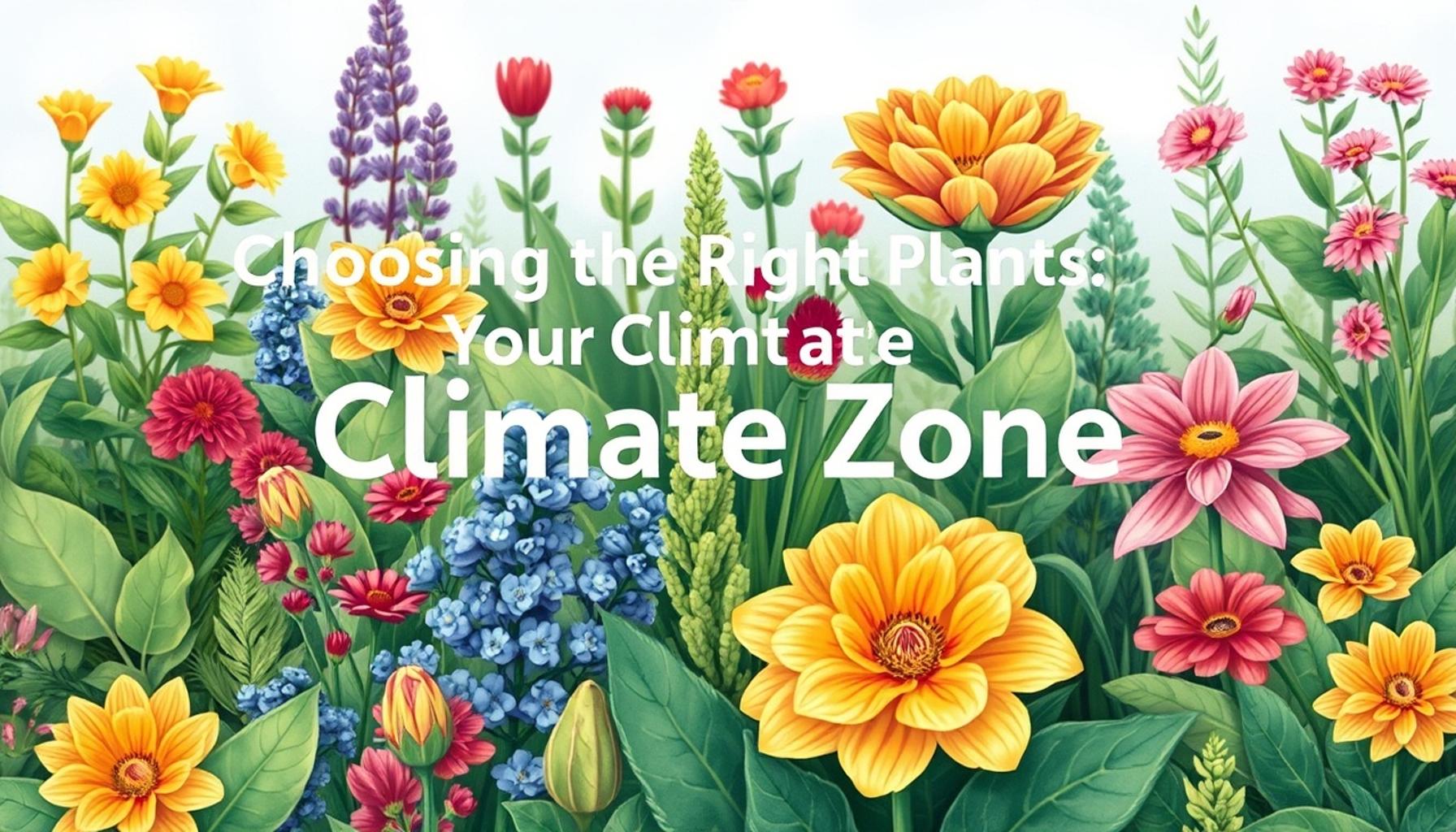 Choosing the Right Plants for Your Climate Zone: A Beginner’s Guide