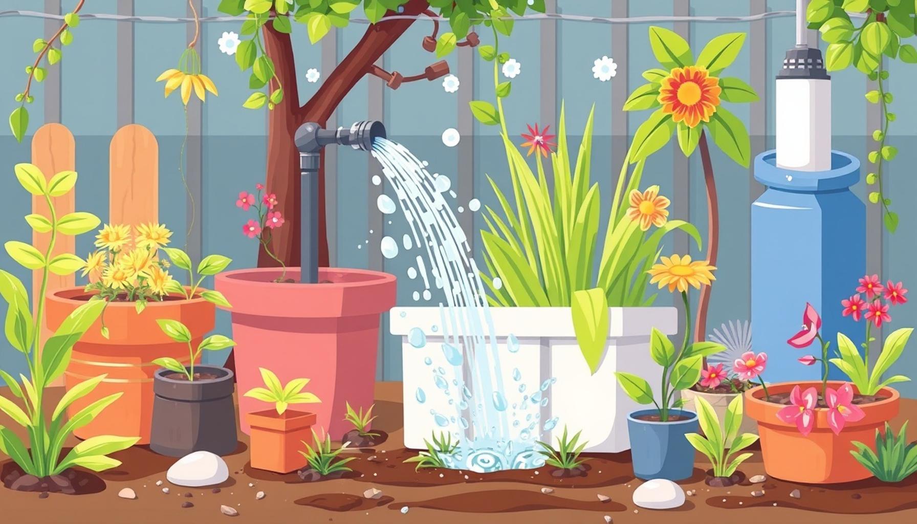 Innovative Watering Systems for Small Space Gardens